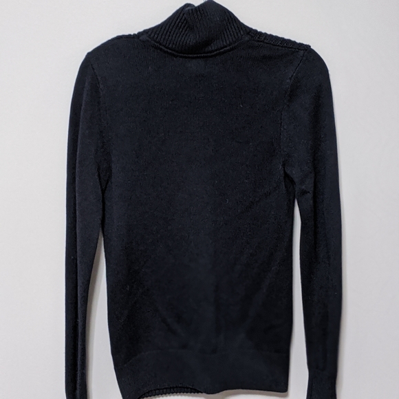 H&M-Mens Shawl Collar SlimFit Knit Ribbed Pullover - Picture 7 of 8